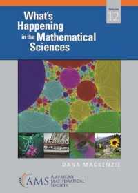 What's Happening in the Mathematical Sciences, Volume 12 (What's Happening in the Mathematical Sciences)