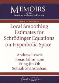 Local Smoothing Estimates for Schrodinger Equations on Hyperbolic Space (Memoirs of the American Mathematical Society)
