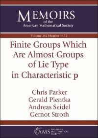 Finite Groups Which Are Almost Groups of Lie Type in Characteristic $\mathbf {p}$ (Memoirs of the American Mathematical Society)