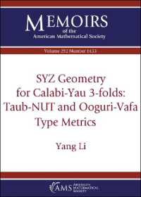 SYZ Geometry for Calabi-Yau 3-folds: Taub-NUT and Ooguri-Vafa Type Metrics (Memoirs of the American Mathematical Society)