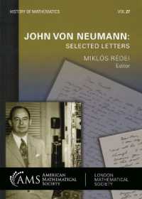 John Von Neumann : Selected Letters (History of Mathematics)