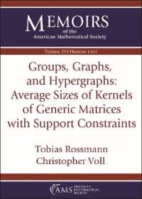 Groups, Graphs, and Hypergraphs: Average Sizes of Kernels of Generic Matrices with Support Constraints (Memoirs of the American Mathematical Society)