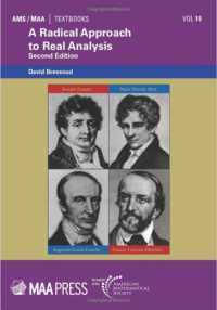 A Radical Approach to Real Analysis (Ams/maa Textbooks) （2ND）