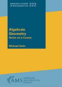 Algebraic Geometry : Notes on a Course (Graduate Studies in Mathematics)