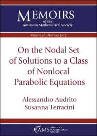 On the Nodal Set of Solutions to a Class of Nonlocal Parabolic Equations (Memoirs of the American Mathematical Society)