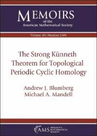 The Strong Kunneth Theorem for Topological Periodic Cyclic Homology (Memoirs of the American Mathematical Society)