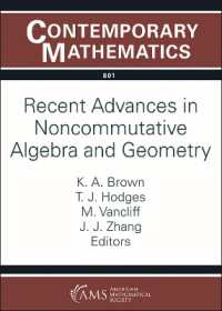 Recent Advances in Noncommutative Algebra and Geometry (Contemporary Mathematics)