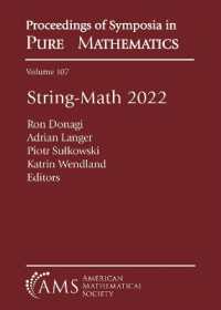 String-Math 2022 (Proceedings of Symposia in Pure Mathematics)