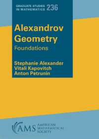 Alexandrov Geometry : Foundations (Graduate Studies in Mathematics)