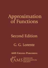 Approximation of Functions (Ams Chelsea Publishing) （2ND）