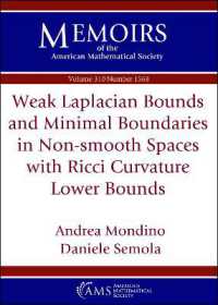 Weak Laplacian Bounds and Minimal Boundaries in Non-smooth Spaces with Ricci Curvature Lower Bounds (Memoirs of the American Mathematical Society)