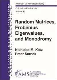 Random Matrices, Frobenius Eigenvalues, and Monodromy (Colloquium Publications)