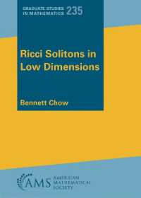 Ricci Solitons in Low Dimensions (Graduate Studies in Mathematics)