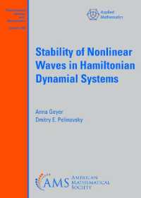 Stability of Nonlinear Waves in Hamiltonian Dynamial Systems (Mathematical Surveys and Monographs)