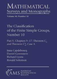 The Classification of the Finite Simple Groups, Number 10 : Part V, Chapters 9-17: Theorem $C_6$ and Theorem $C^*_4$, Case a (Mathematical Surveys and Monographs)
