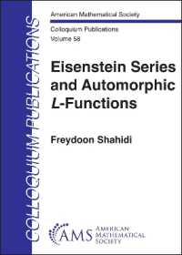 Eisenstein Series and Automorphic $L$-Functions (Colloquium Publications)