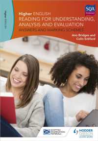 Higher English: Reading for Understanding， Analysis and Evaluation - Answers and Marking Schemes
