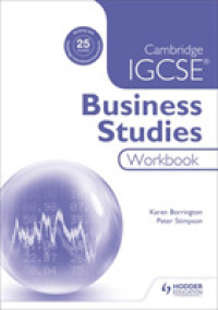 Cambridge Igcse Business Studies Workbook -- Paperback