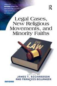 判例にみる新宗教運動とマイノリティの信仰<br>Legal Cases, New Religious Movements, and Minority Faiths (Routledge Inform Series on Minority Religions and Spiritual Movements)
