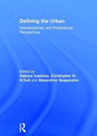 Defining the Urban : Interdisciplinary and Professional Perspectives
