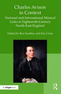 Charles Avison in Context : National and International Musical Links in Eighteenth-Century North-East England