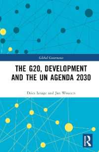 The G20, Development and the UN Agenda 2030 (Global Governance)