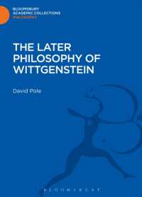 The Later Philosophy of Wittgenstein (Bloomsbury Academic Collections: Philosophy)