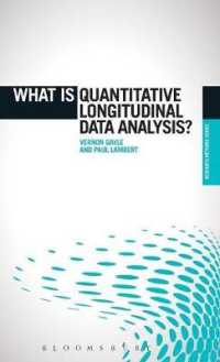 What Is Quantitative Longitudinal Data Analysis? (The 'what Is?' Research Methods Series)