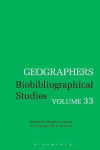 Geographers : Biobibliographical Studies, Volume 33 (Geographers)