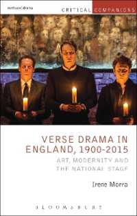 Verse Drama in England, 1900-2015 : Art, Modernity and the National Stage (Critical Companions)