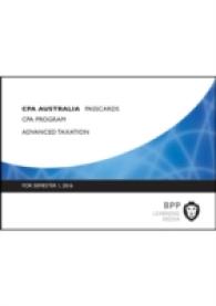 CPA Australia Advanced Taxation : Passcards -- Spiral bound