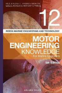 Reeds Vol 12 Motor Engineering Knowledge for Marine Engineers (Reeds Marine Engineering and Technology Series) （5TH）