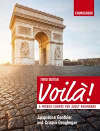 Voila (3rd edition) a French Course for Adult Beginners : Coursebook -- Paperback / softback （3 ed）