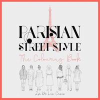 Parisian Street Style : The Adult Colouring Book -- Paperback / softback