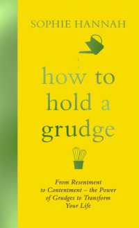 How to Hold a Grudge -- Paperback (English Language Edition)