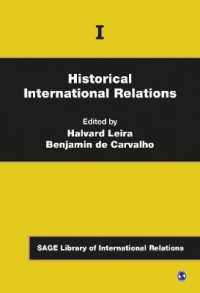 国際関係の歴史研究（全４巻）<br>Historical International Relations (Sage Library of International Relations)