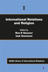 国際関係と宗教（全４巻）<br>International Relations and Religion (Sage Library of International Relations)