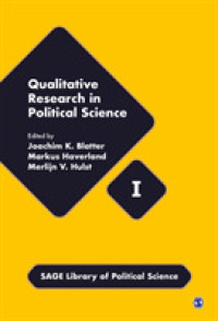 政治学における質的研究（全４巻）<br>Qualitative Research in Political Science (Sage Library of Political Science)