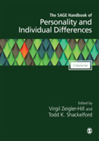 パーソナリティと個人差ハンドブック（全３巻）<br>The SAGE Handbook of Personality and Individual Differences