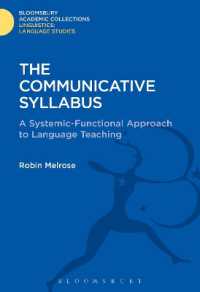 The Communicative Syllabus : A Systemic-Functional Approach to Language Teaching (Linguistics: Bloomsbury Academic Collections)