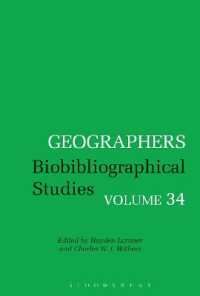 Geographers : Biobibliographical Studies, Volume 34 (Geographers)