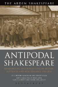 Antipodal Shakespeare : Remembering and Forgetting in Britain, Australia and New Zealand, 1916 - 2016