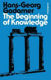 ガダマー／ソクラテス以前の哲学者論（英訳・新版）<br>The Beginning of Knowledge (Bloomsbury Revelations)