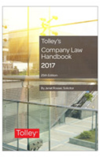 Tolley's Company Law Handbook -- Paperback / softback （25 New edi）