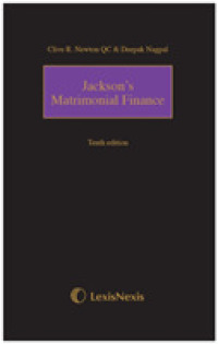 Jackson's Matrimonial Finance Tenth edition （10TH）