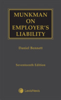 Munkman on Employer's Liability （17TH）