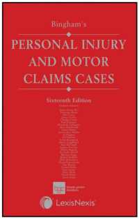 Bingham & Berrymans' Personal Injury and Motor Claims Cases （16TH）