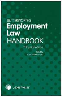 Butterworths Employment Law Handbook -- Paperback / softback （31 ed）