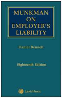 Munkman on Employer's Liability （18TH）