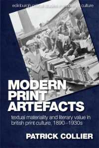 Modern Print Artefacts : Textual Materiality and Literary Value in British Print Culture, 1890-1930s